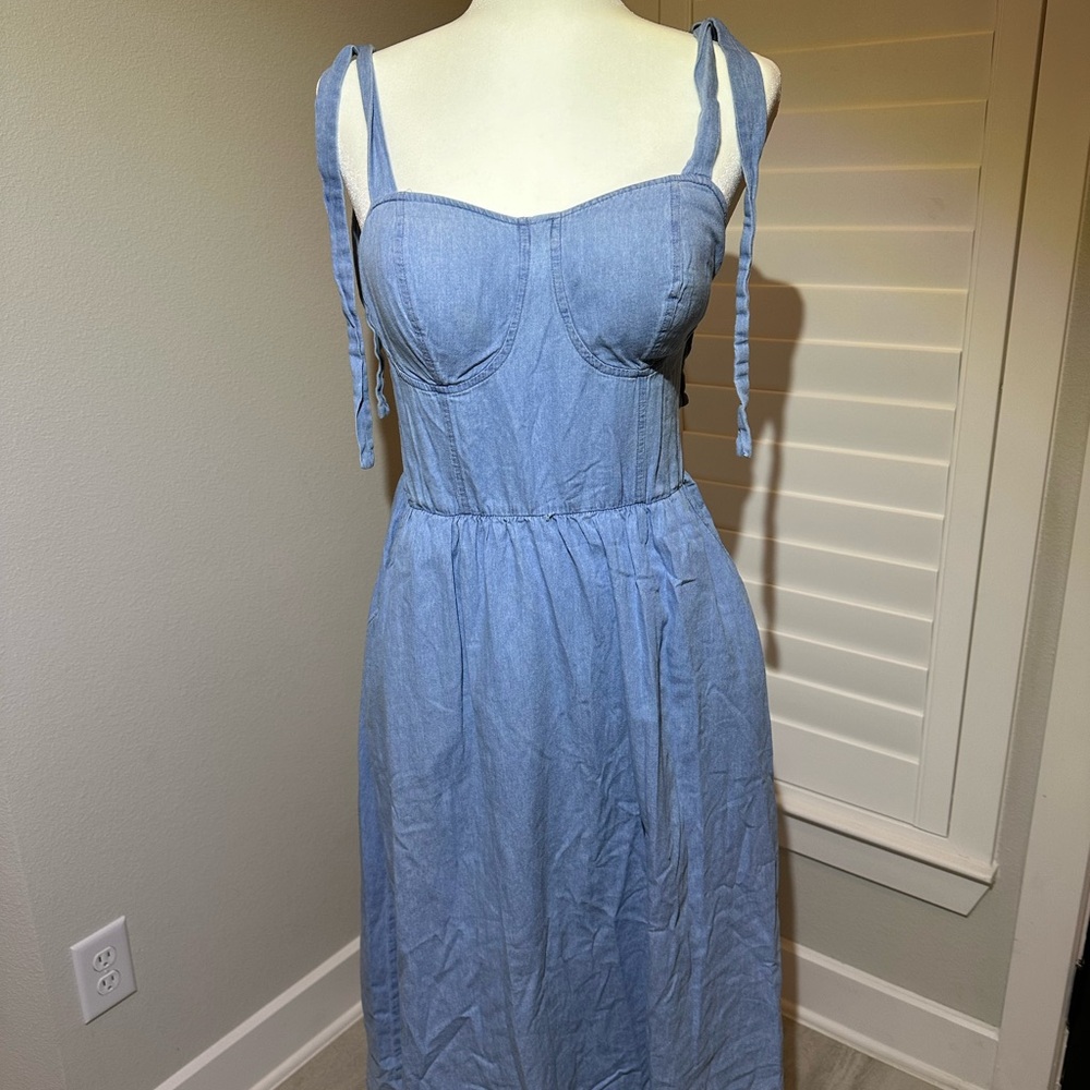 LC Lauren Conrad Blue Dress